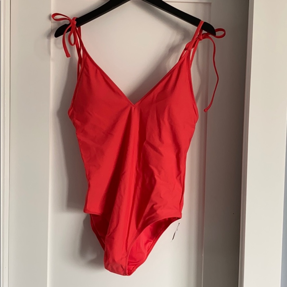 Open back one piece